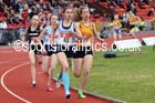 Inter girls 1500 metres, English Schools Track and Field. Photo: David T. Hewitson/Sports for All Pics